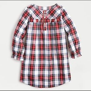 Crewcuts plaid nightgown NWT